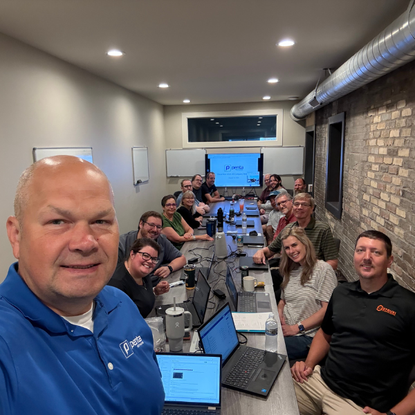 Image of Penta Software team members enjoying annual meeting activities.