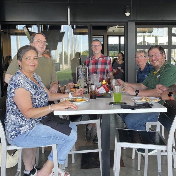 Image of Penta Software team members enjoying annual meeting activities.