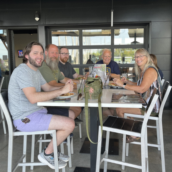 Image of Penta Software team members enjoying annual meeting activities.